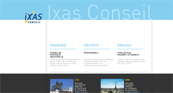 Desktop Screenshot of ixas-conseil.com