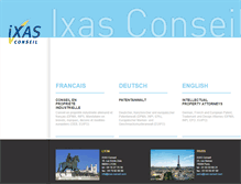 Tablet Screenshot of ixas-conseil.com